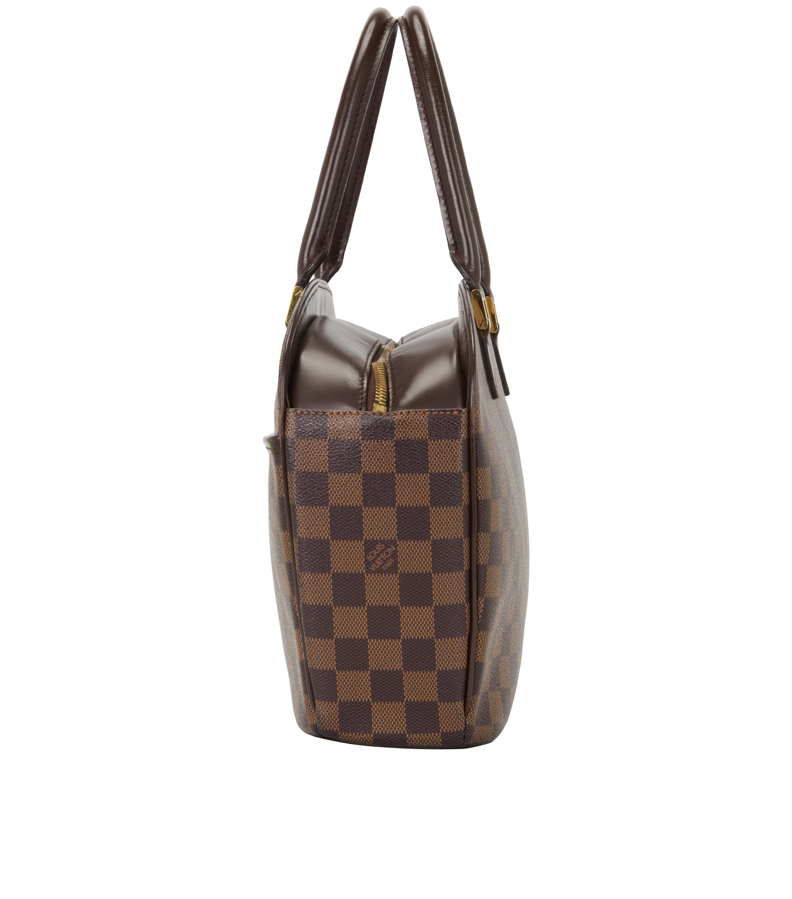 Sairra Horizontal Bag, &pound;550, Handbags, Brown, Canvas, Bottom view